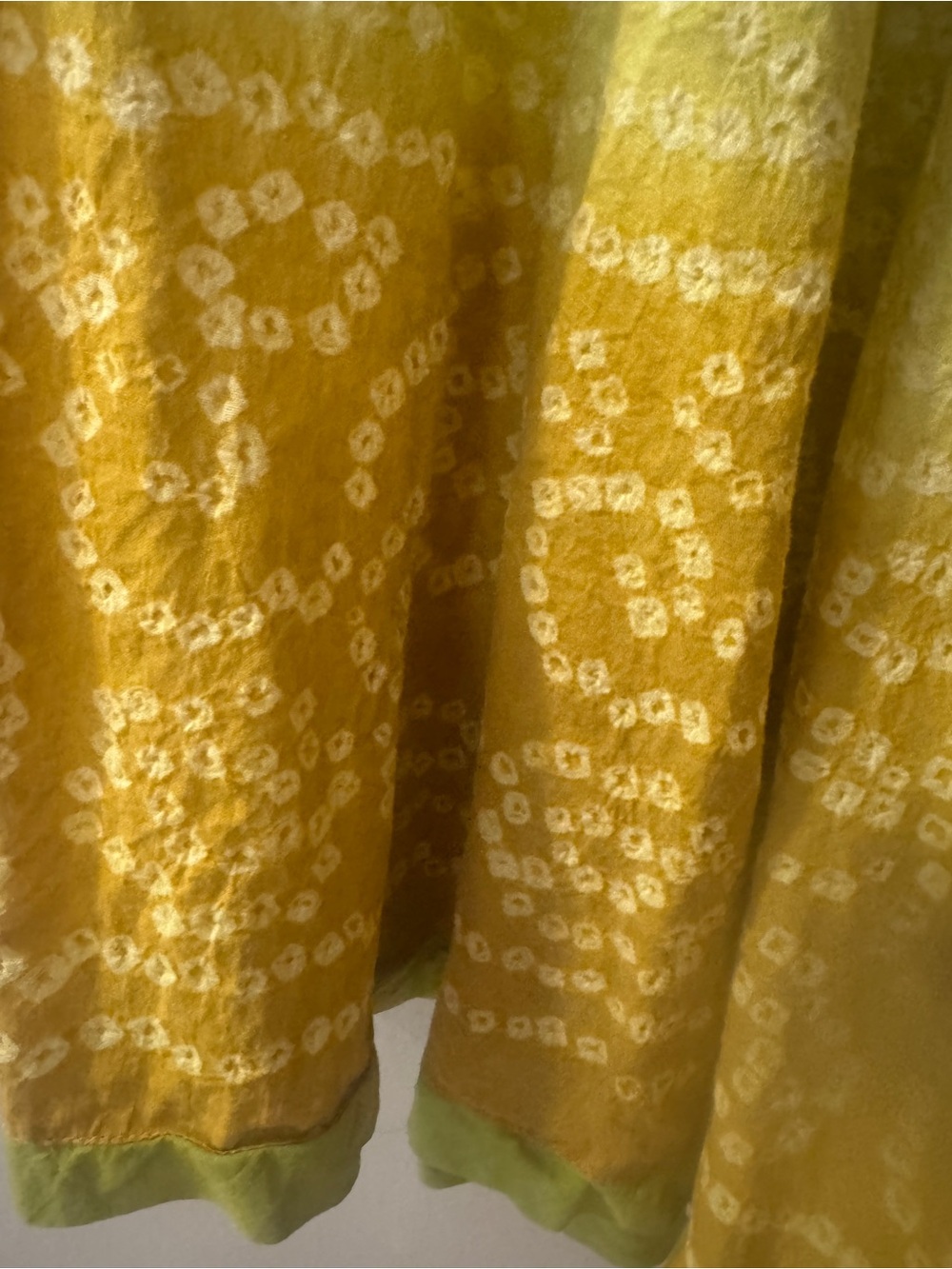 Raj Yellow-Gold Ombre Tie-Dye Maxi Skirt - Picture 3 of 5
